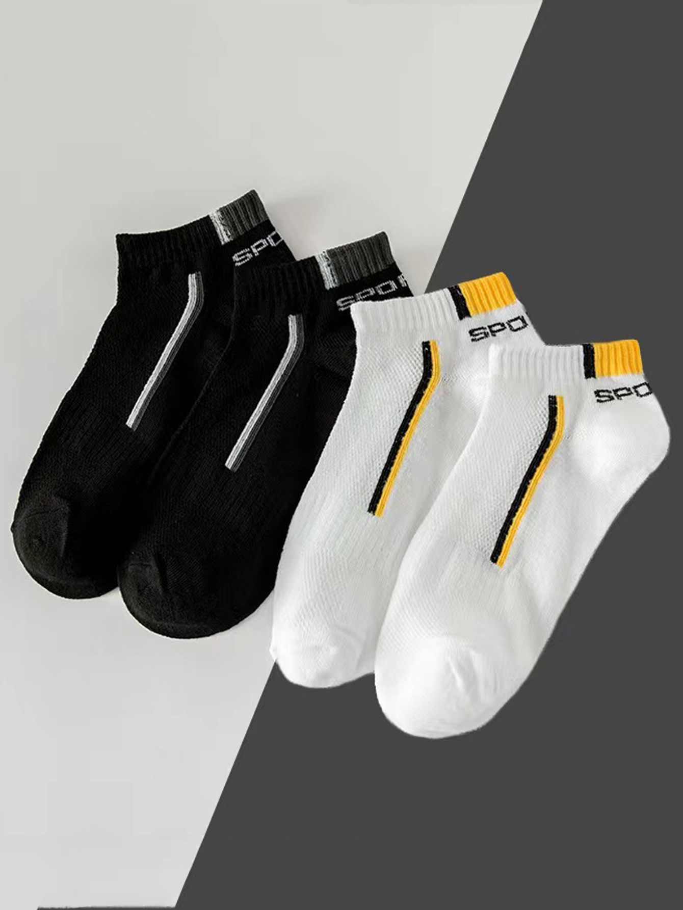 5Pair Men's Anti-Slip Ankle Bo - Ankle Sock Low Cut 评论和价格