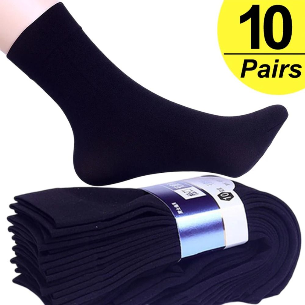 10pairs New Elastic Breathable - Silk Sock Bamboo 评论和价格