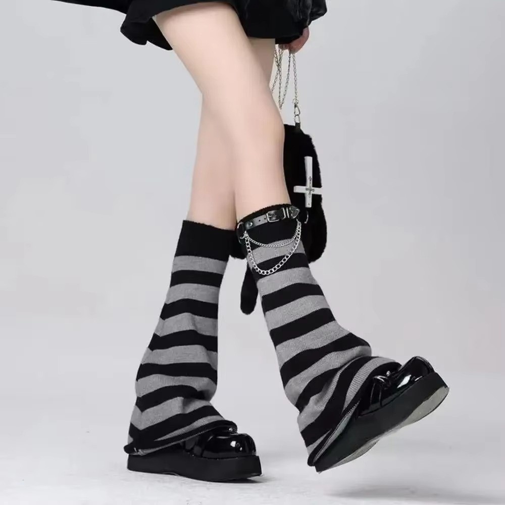 Gothic Harajuku Knit Leg Warme - Boot Sock Slouchy 评论和价格