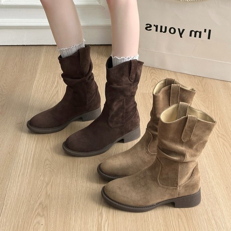 Women Slouchy Mid Calf Boots S - Boot Sock Slouchy 评论和价格